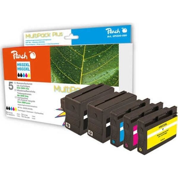 Tusz Peach Patrone Peach HP 932/933XL Füllanzeige MultiPackPlus Retail - PI300-580