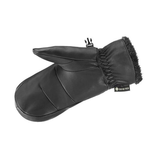 Rękawiczki damskie Salomon Native Gore-Tex - deep black rozmiar: xs