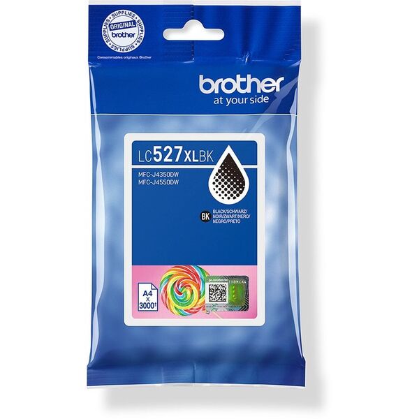 Brother Tintenpatrone LC-527XLBK Schwarz (ca. 3000 Seiten)