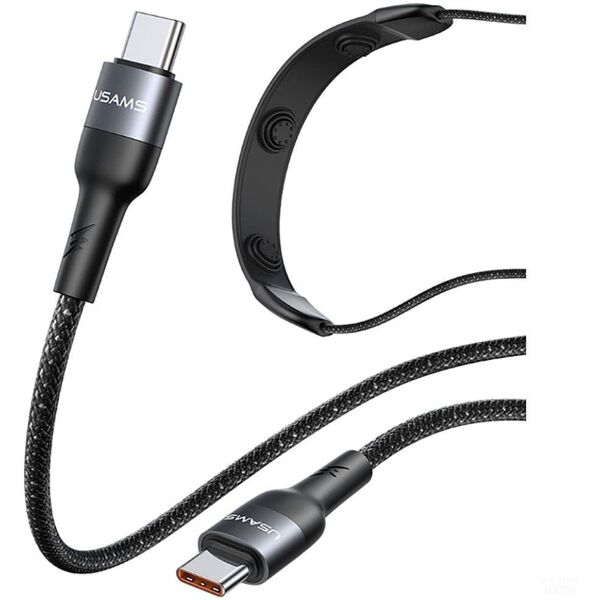 Cable USAMS SJ759 U89 100W Fast Charging with massager black