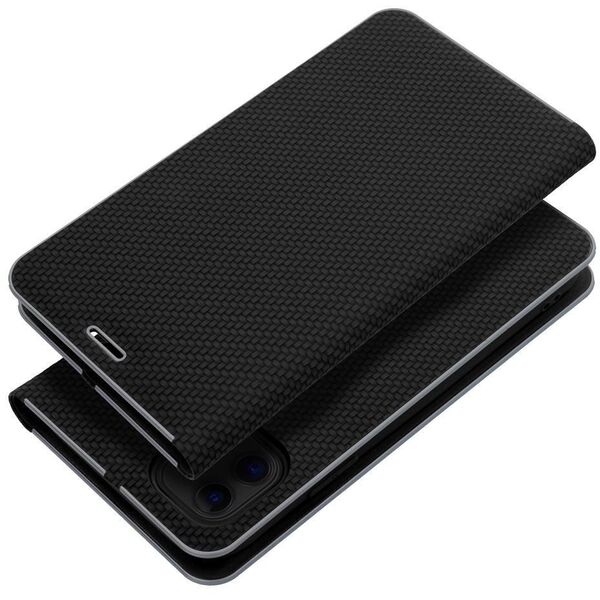 Kabura LUNA Book Carbon do IPHONE 17 Pro Max czarny