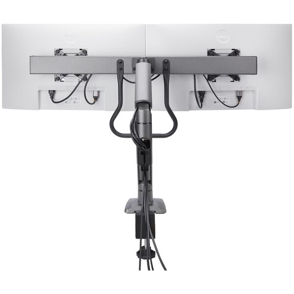 StarTech H2M1AS2-MONITOR-ARM uchwyt / stojak do monitorów 68,6 cm (27") Biurko Czarny
