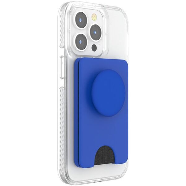 Uchwyt i podstawka do telefonu z portfelem Popsockets PopWallet+ PopGrip PW+ MS MagSafe kobalt 807091