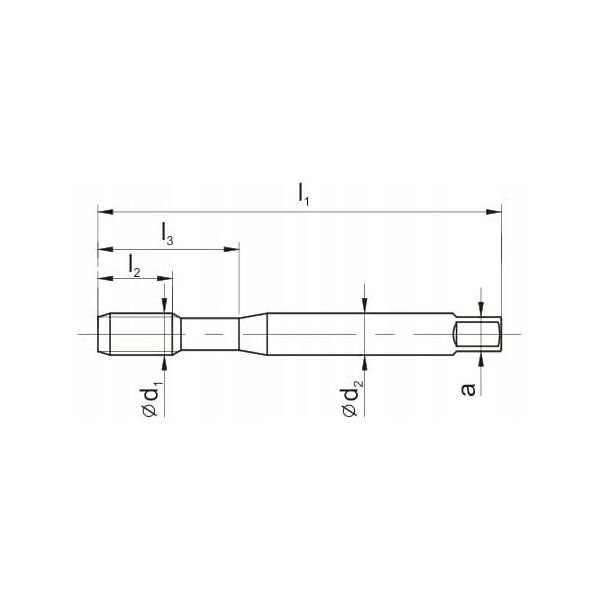 Fanar GWINTOWNIK M 8 DIN-371B LH (6H) HSSE 800