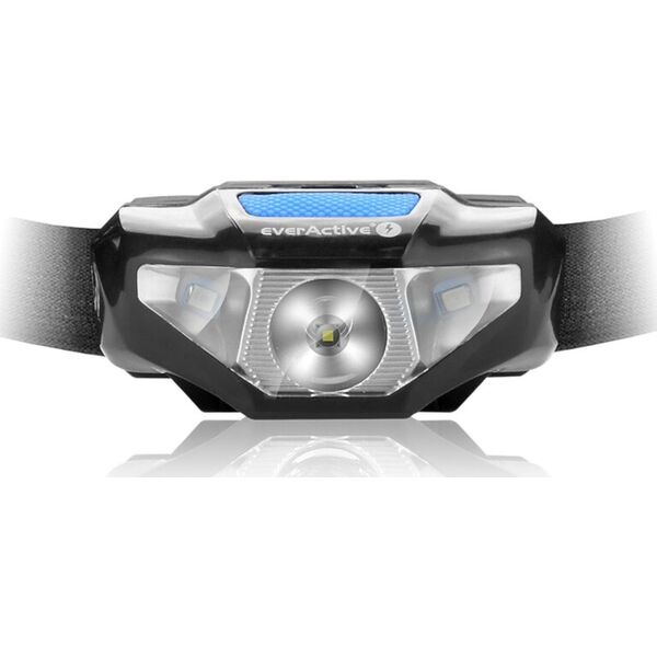 Latarka czołowa LED 1x biała + 2x czerwona smd HL-