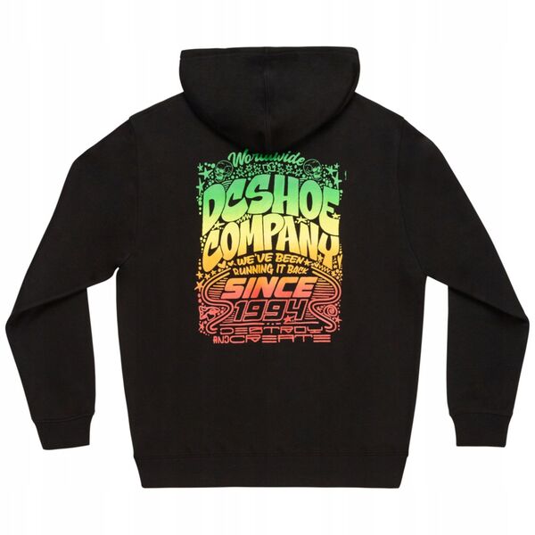 DC Hot Box Zip Hoodie ADYSF03146-KVJ0 Czarne XXL