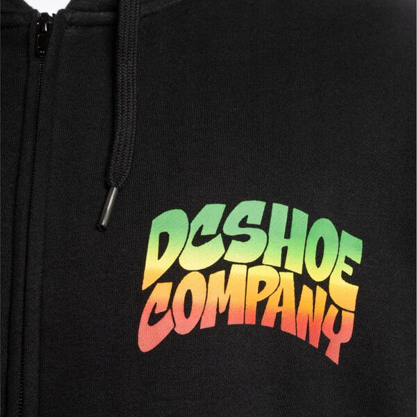 DC Hot Box Zip Hoodie ADYSF03146-KVJ0 Czarne XXL