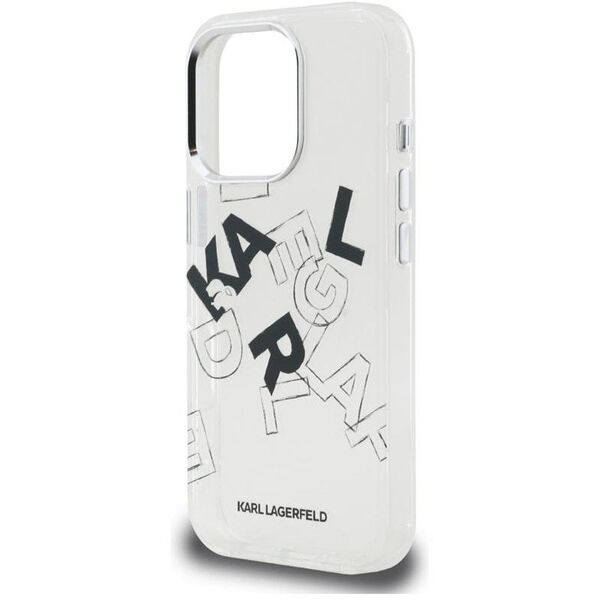 ETUI PRZEZROCZYSTE KARL LAGERFELD DO IPHONE 16 PRO, Case Bezbarwne, Modne