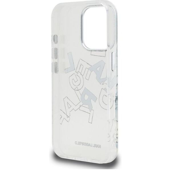 ETUI PRZEZROCZYSTE KARL LAGERFELD DO IPHONE 16 PRO, Case Bezbarwne, Modne