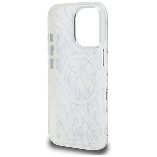 ETUI MAGSAFE KARL LAGERFELD DO IPHONE 16 PRO, Case Białe, Magnetyczne Modne