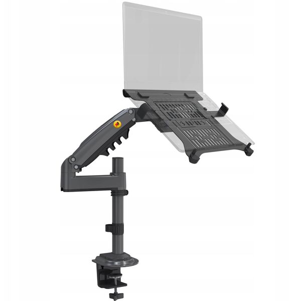H100-FP Ergonomiczny uchwyt biurkowy do laptopa / monitora Regulacja 3D