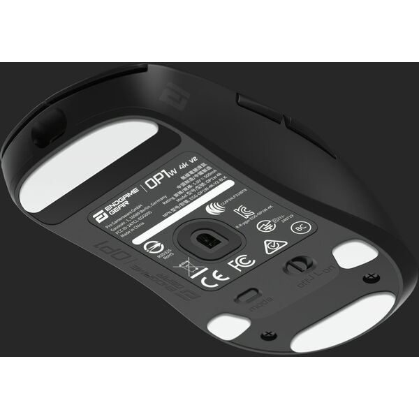 Endgame Gear OP1w 4k v2 Wireless Gaming Mouse, 4,000Hz - black