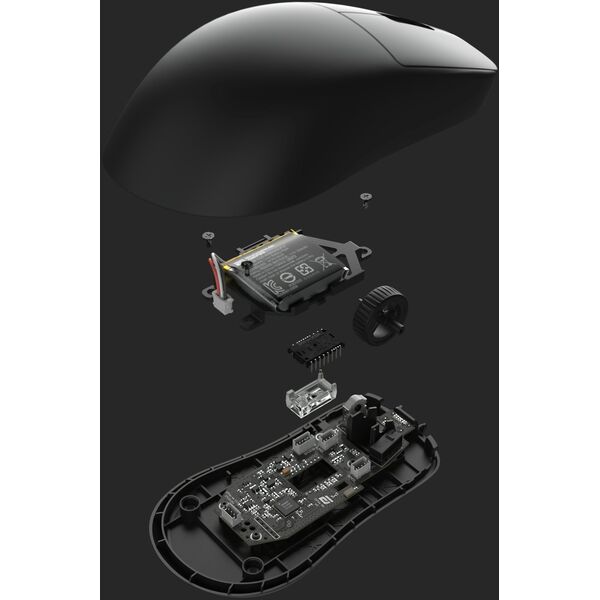 Endgame Gear OP1w 4k v2 Wireless Gaming Mouse, 4,000Hz - black