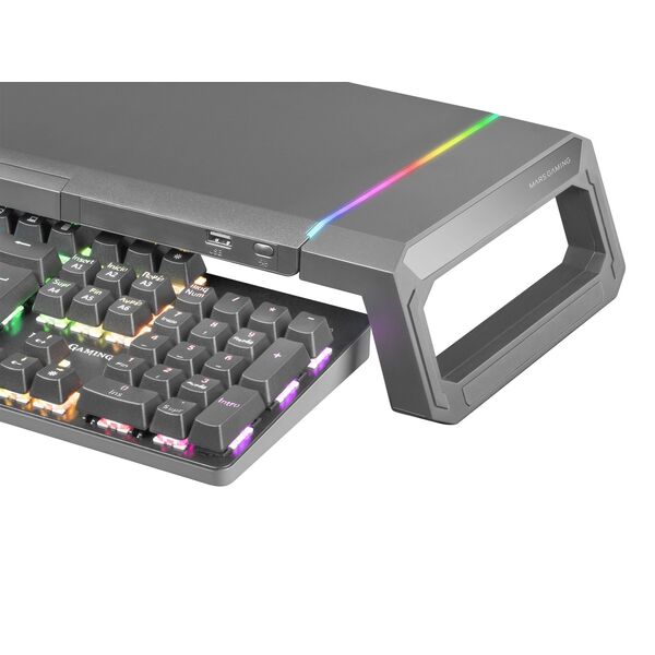 Mars Gaming MGS-ONE Monitor Stand Chroma RGB / USB 2.0