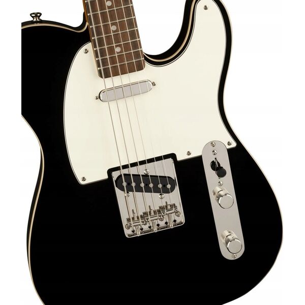 Squier Classic Vibe Baritone Custom Telecaster Electric Guitar, Black