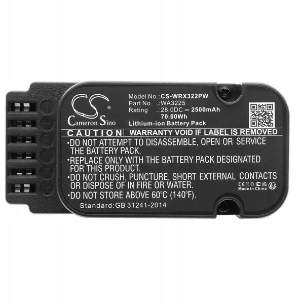 Bateria do kosiarki Worx 28V 2500mAh Li-Ion