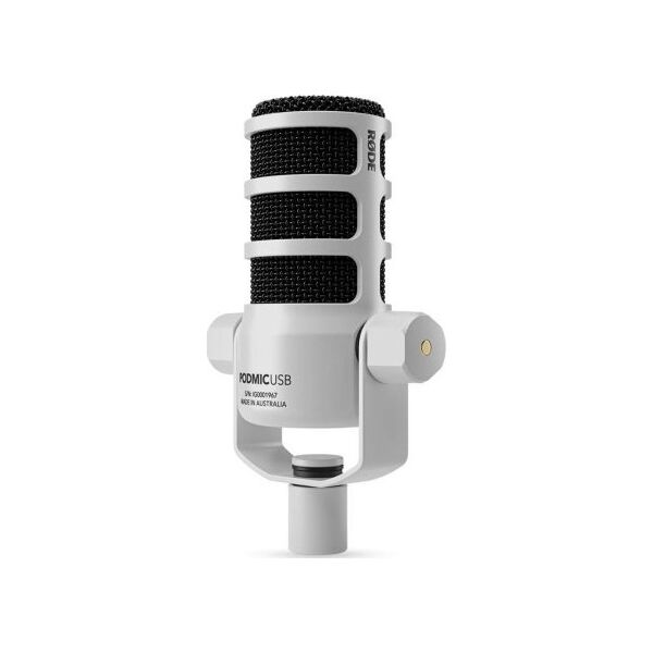RODE PodMic USB White - Mikrofon Dynamiczny Podcast