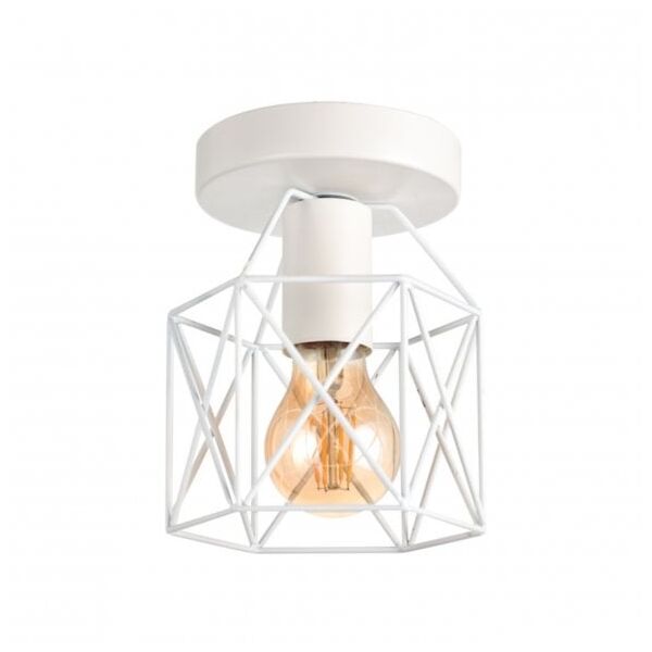 Φωτιστικό οροφής G.LUX GT-506-1C-WH WIRE-2, 1 x E27, λευκό, 18 x 20 cm