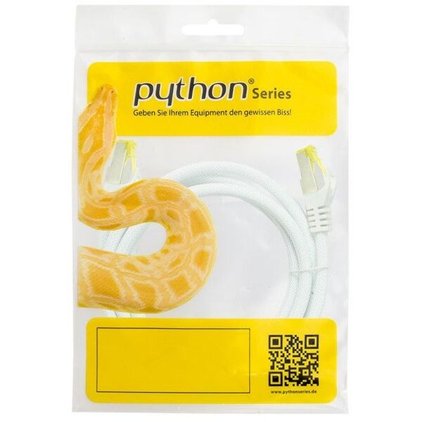 Python 8070PY-050W kabel sieciowy Biały 5 m Cat7 S/FTP (S-STP)