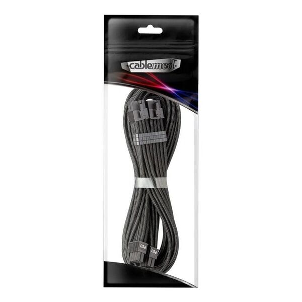 Καλώδιο CableMod C-Series Pro ModMesh Bridged - 8+8-Pin PCIe, μαύρο, 60cm