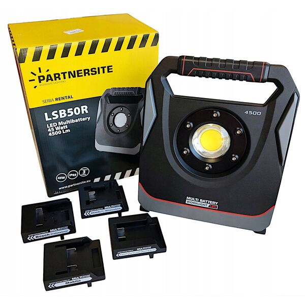 LAMPA PRZENOŚNA LED 45W 4500LM AKU. MILW. BOSCH MAKITA DEWA.