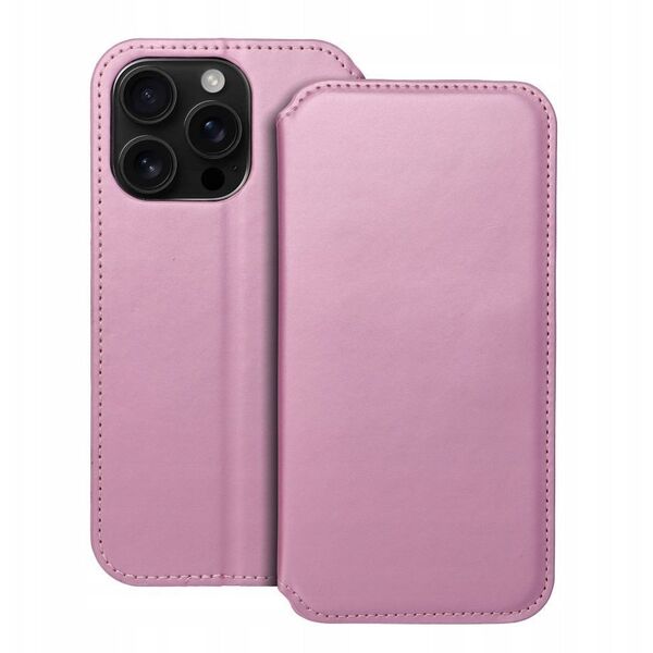 Kabura DUAL POCKET Book do IPHONE 17 Pro Max jasny różowy