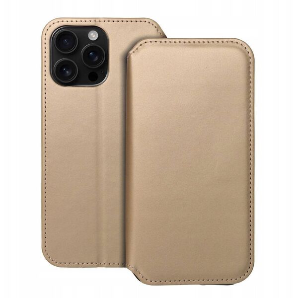 Kabura DUAL POCKET Book do IPHONE 17 Pro złoty