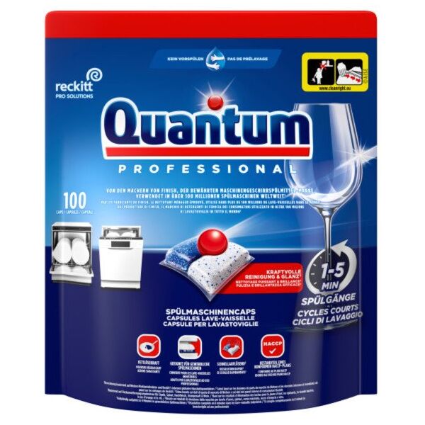Quantum PROFESSIONAL – Kapsułki do zmywarek - 100 szt.
