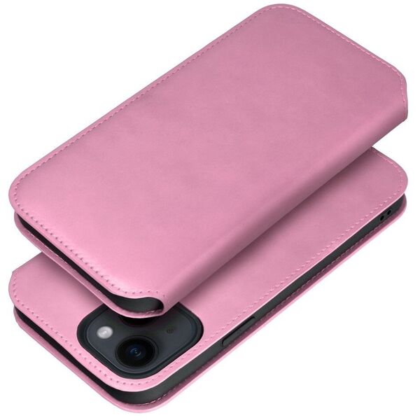 Kabura DUAL POCKET Book do IPHONE 17 Pro jasny różowy