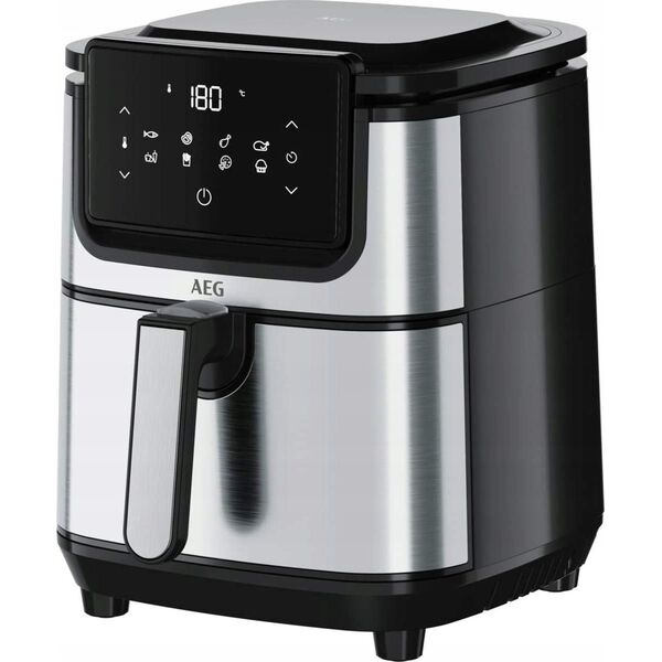 Frytkownica AEG AEG AF6-1-4ST, Hot air fryer, 3.5 L, 80 °C, 200 °C, Single, Black, Stainless steel