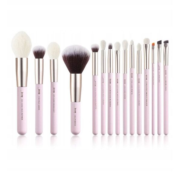 JESSUP_SET Blushing Bride pędzle do makijażu twarzy T292 15szt.