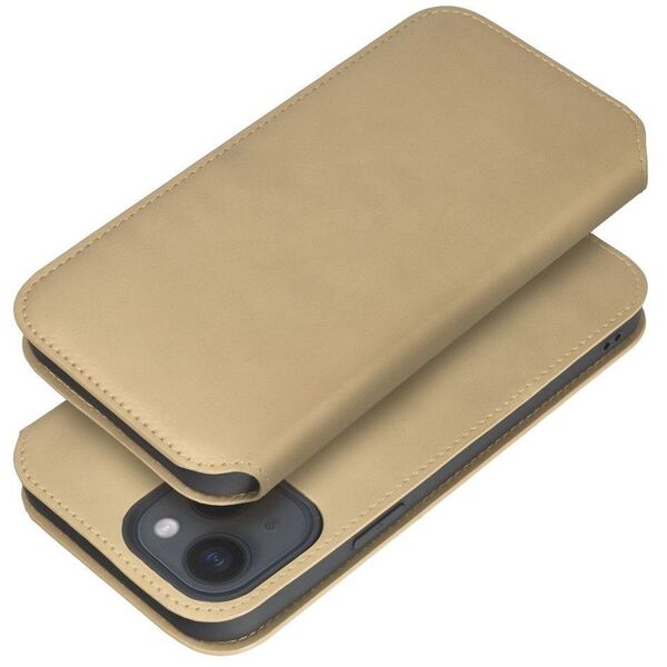 Kabura DUAL POCKET Book do IPHONE 17 złoty