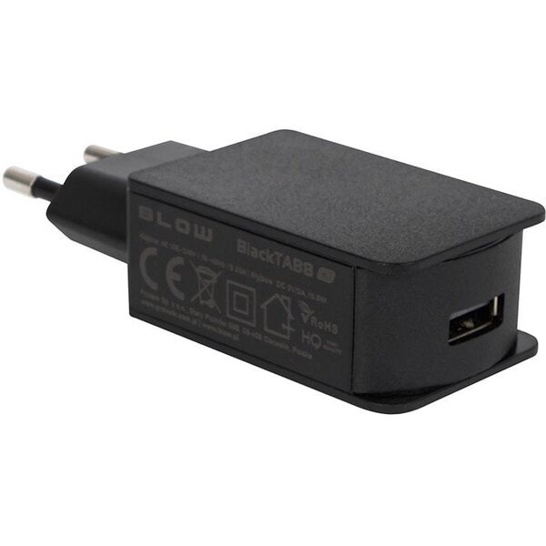 76-032# Ładowarka sieciowa gniazdo usb 2a czarna