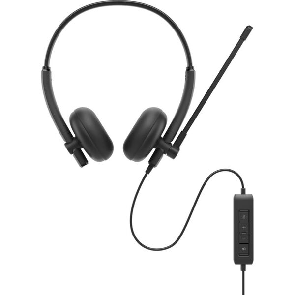 DELL WH125 Zestaw słuchawkowy Przewodowa Opaska na głowę Połączenia/muzyka USB Type-C Czarny