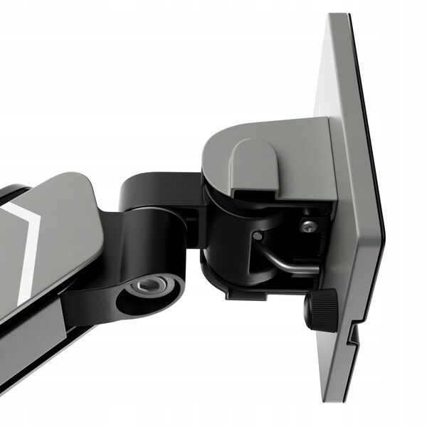 Uchwyt na monitor 49 cali, szaro-czarny LED RGB X-ARM