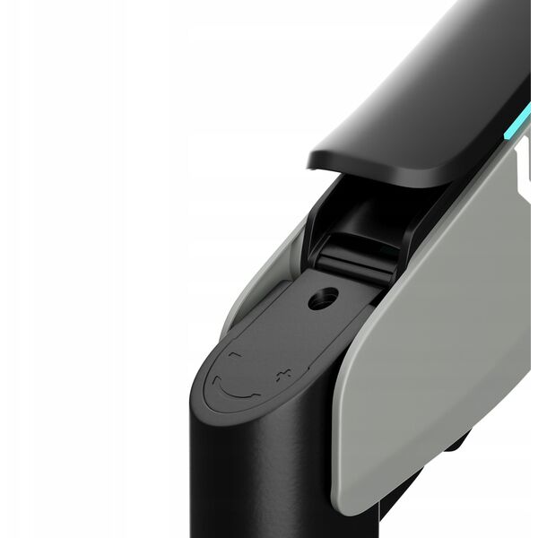 Podwójny uchwyt na monitory 49 cali, szaro-czarny RGB X-Arm Dual