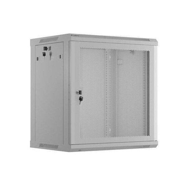 Lanberg szafa rack wisząca 19" 12U 600X450 szara drzwi perforowane