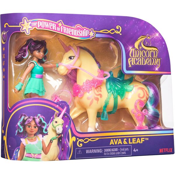 Unicorn Academy Doll & Unicorn V2 - Ava & Leaf