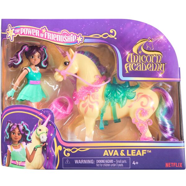 Unicorn Academy Doll & Unicorn V2 - Ava & Leaf
