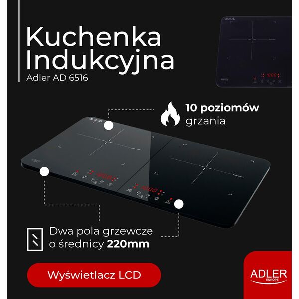 Kuchenka Indukcyjna - dwupalnikowa