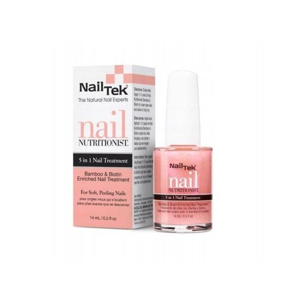 NAIL TEK_Nail Nutritionist odżywka do paznokci wzmacniająca 5w1 Bamboo &amp| Biotin 14ml
