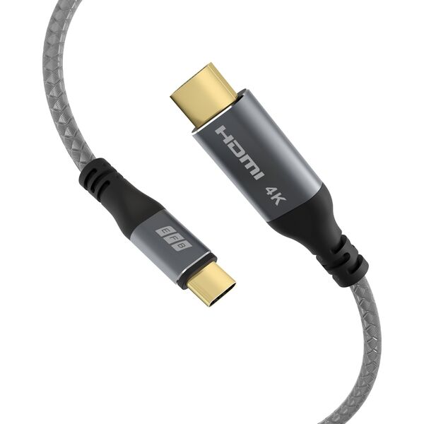 EFB Elektronik USB-HDMI-00001 adapter kablowy 1,8 m USB Type-C Czarny, Szary