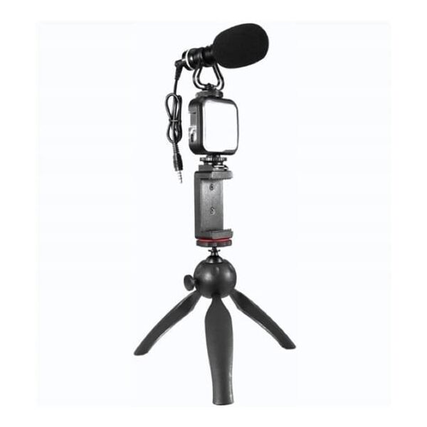 Selfie stick Xqisit XQISIT Social Media Recording Kit black