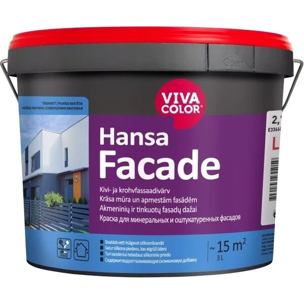 ΧΡΩΜΑ ΠΡΟΣΟΨΗΣ HANSA FACADE 2,7L LC-ALUS