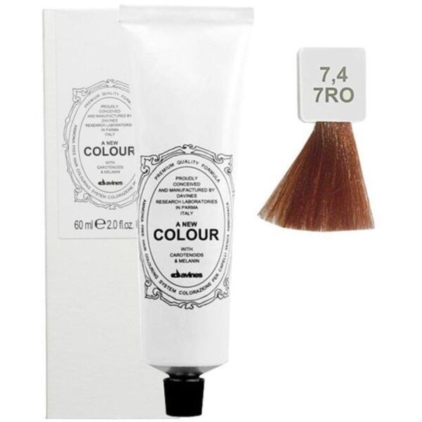 Davines, A New Colour, Permanent Hair Dye, 7.4 , 60 ml For Women