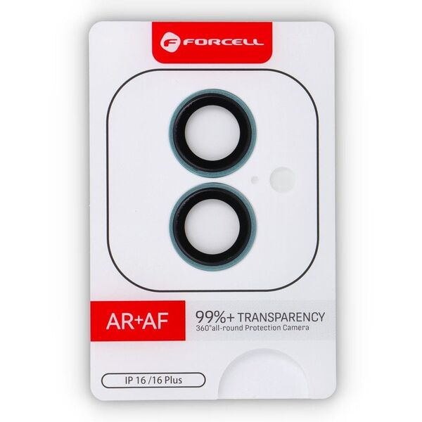 Szkło hartowane Forcell Premium do aparatu - do iPhone 16 / 16 Plus Berylowa Zieleń