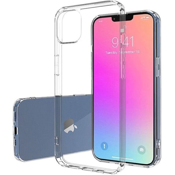 Żelowy pokrowiec etui Ultra Clear 0.5mm iPhone 13 przezroczysty