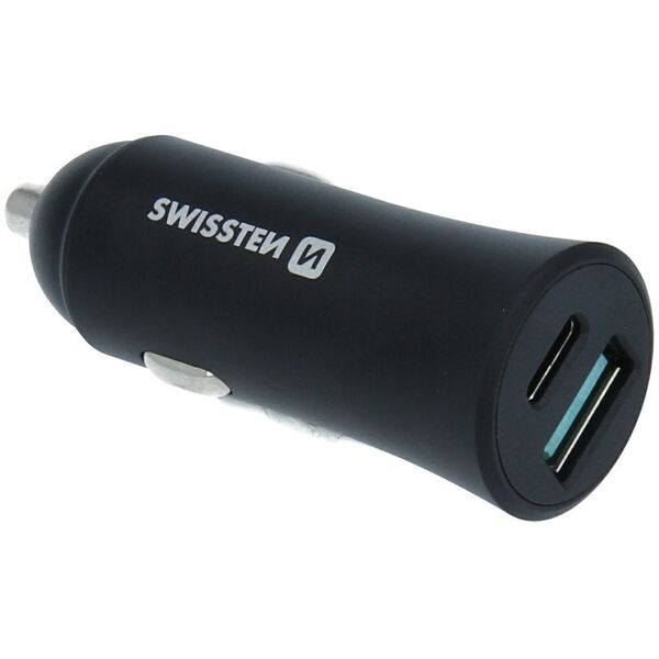 Swissten SW-CCH-ME2-QC3.0-PD-36W-BK