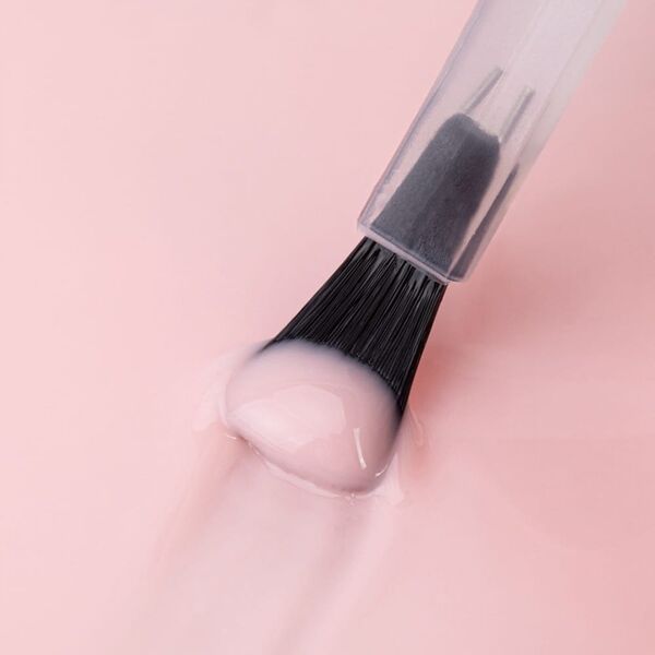 MOLLY NAILS_S.O.S. Antidotum Rubber Base baza kauczukowa do manicure pedicure i ozdób Powder Pink 10g