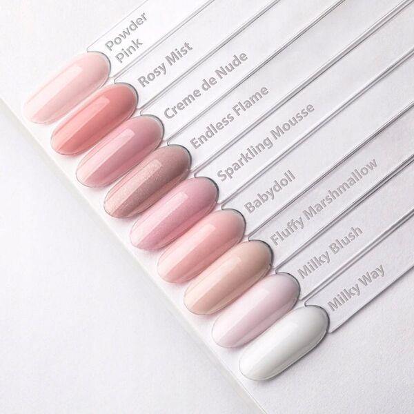 MOLLY NAILS_S.O.S. Antidotum Rubber Base baza kauczukowa do manicure pedicure i ozdób Powder Pink 10g